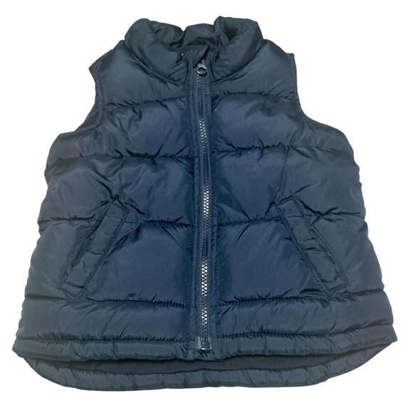 Toddler Navy Blue Puffer Vest | Old Navy, EUC, Size 3T - Picture 1 of 6